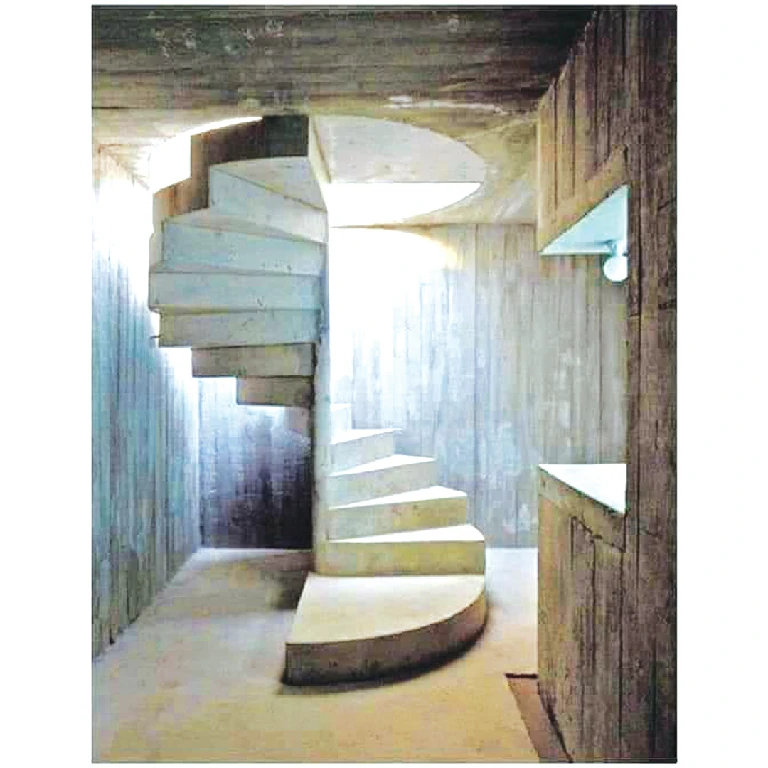 Custom concrete steps stairs